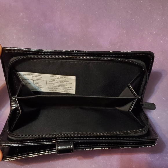 SOLD------Boho Suns Wallet - Black Vegan Leather NWT - Shagwear Bohemian Hippie - Picture 5 of 6